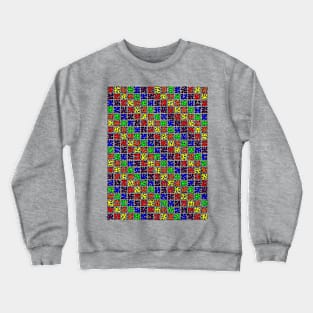 Rainbow Squares Crewneck Sweatshirt